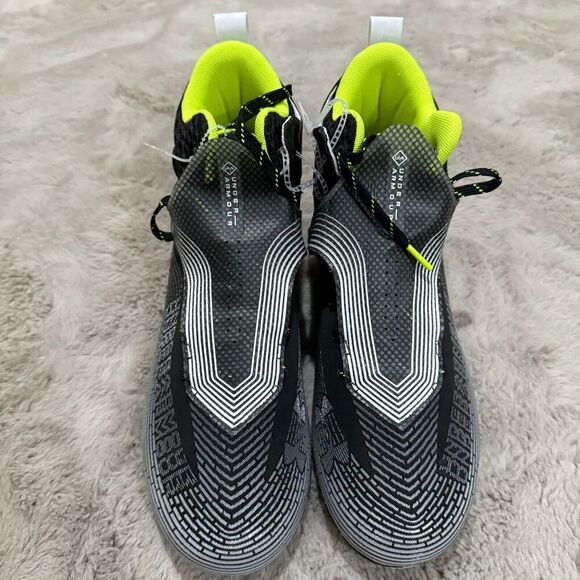 Under Armour MC Highlight Clone Men\'s Football Cleats - Black/White/Volt Size 12 main image 8